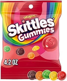 Gummies, Original Fruity Gummy Candy Bags with 4.2 Oz Each, Individually Wrapped Bulk Snacks, Pack of 12