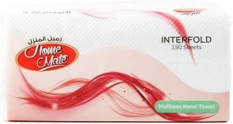 Home Mate Hand Towel Interfold, 1ply, 150 Sheets