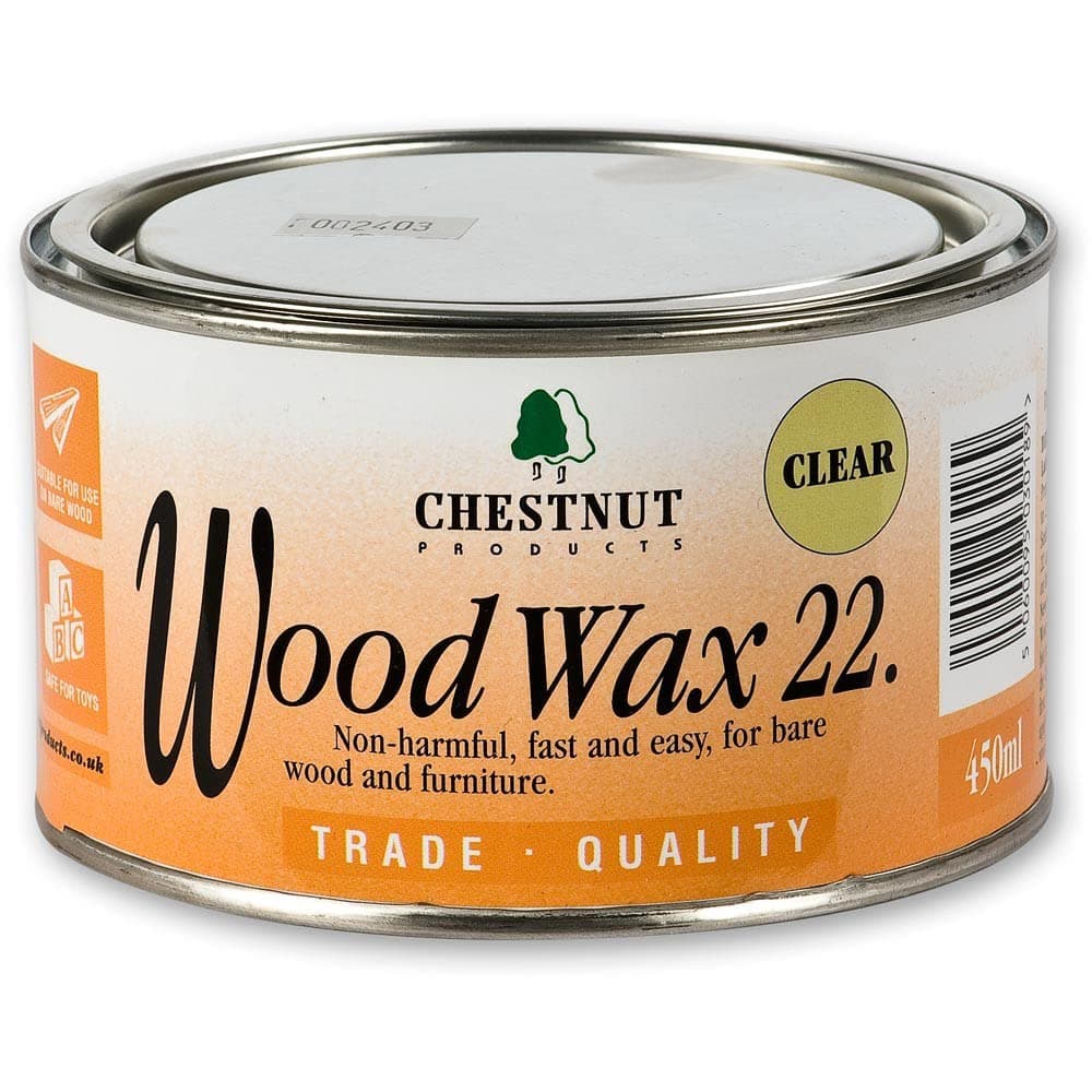 Chestnut WW22 Wood Wax 22 , 450ml Clear