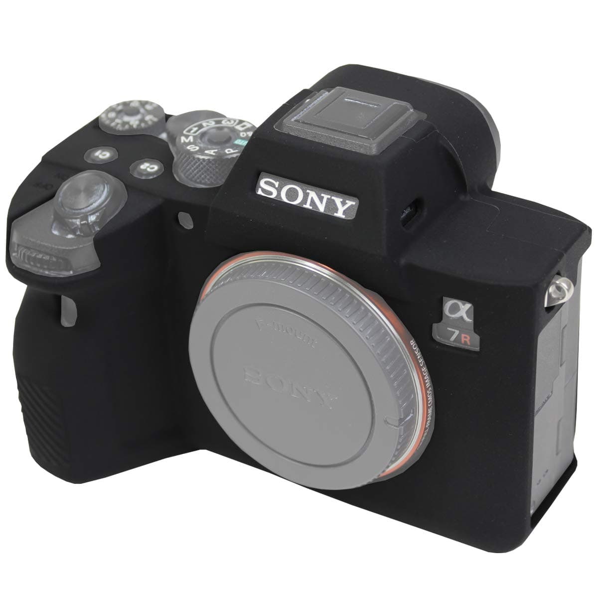 Easy Hood Camera Case for Sony Alpha 7R IV A7R IV A7RIV A7RM4 ILCE-7RM4 Digital Camera, Anti-Scratch Soft Silicone Rubber Protective Camera Cover Protector Skin (Black)