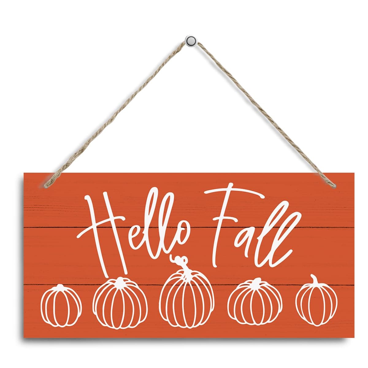 Fall Decor Sign, Decorative Hanging Wall Plaque Wood Sign, Hello Fall Sign, Hello Fall Door Hanger, Fall Hanging Decor, Fall Wall Art, Fall Home Decor for Front Door, Thanksgiving Decor