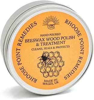 Premium Natural Beeswax Wood & Furniture Polish 30ml – Eco-Friendly, Non-Toxic, Protects & Enhances Wooden Surfaces: Furniture, Toys, Bowls, Ornaments – Safe for Kitchens, Children & Pets – UK Made