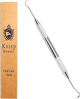 - Professional Dental Tools - Dental Pick, Dental Scaler for Tartar Plaque Remover Tooth Cleaner Teeth Scraper Dentist Hygienist Kit Sickle Scaler Teeth Cleaning Set Stainless Steel 1 Pc By Krisp Beauty