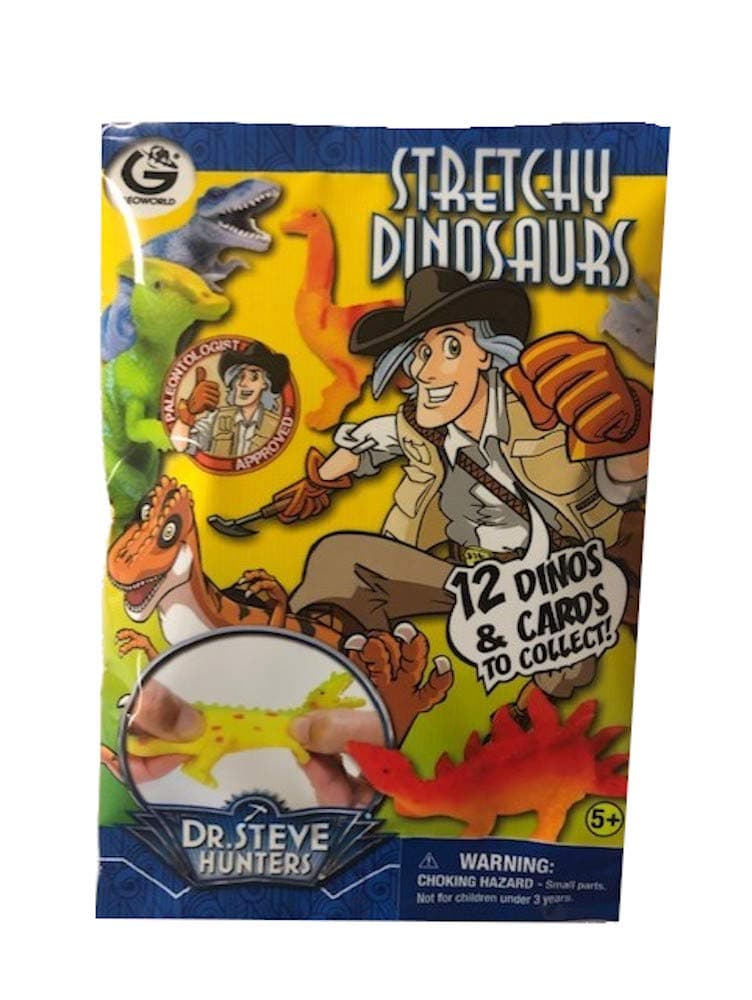 Geoworld Dr. Steve Hunters Stretchy Dinosaurs (1)