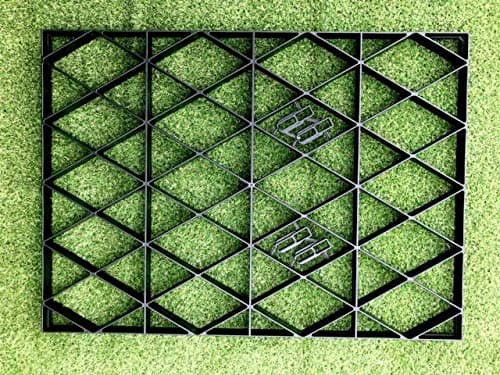 8x8 FEET GARDEN SHED BASE GRID KIT 2.55m x 2.5m + HEAVY DUTY MEMBRANE - PLASTIC ECO PAVING BASE SLABS & USED FOR DRIVEWAY GRAVEL GRIDS