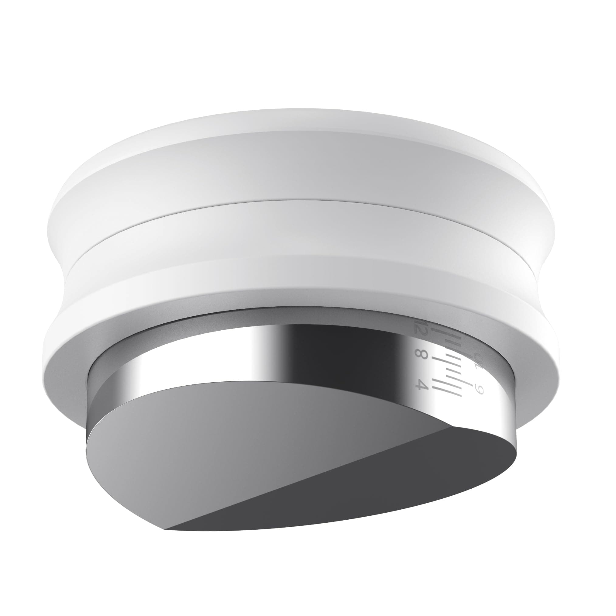 58.5mm Coffee Distribution Tool - Espresso Leveler with V Blade Base for 58mm Coffee Portafilter - Non-stick coating White - Stainless Steel V Blade base - Anodized Aluminum Stand