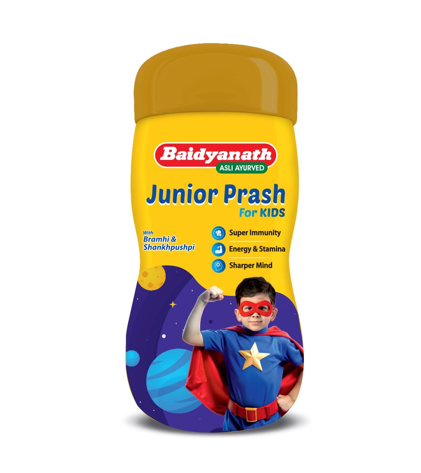 Baidyanath Junior Prash - Specially Formulated Chyawanprash for Kids - 500g