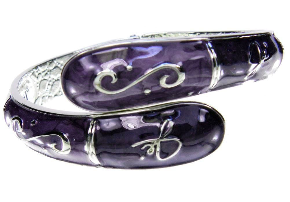 FUMI Bracelet Purse Hook - Bangle - Violet/Eggplant