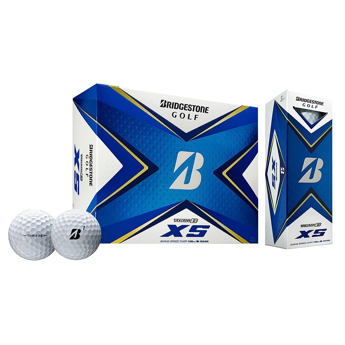 Bridgestone Golf Tour B X Golf Balls, White (One Dozen)