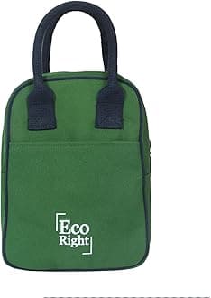 Eco Right Lunch Bags for Office Women & Lunch Bag for Men, Insulated Lunch Bag for Kids, Office Lunch Bag with Bottle Holder, Carry Handle & Pocket