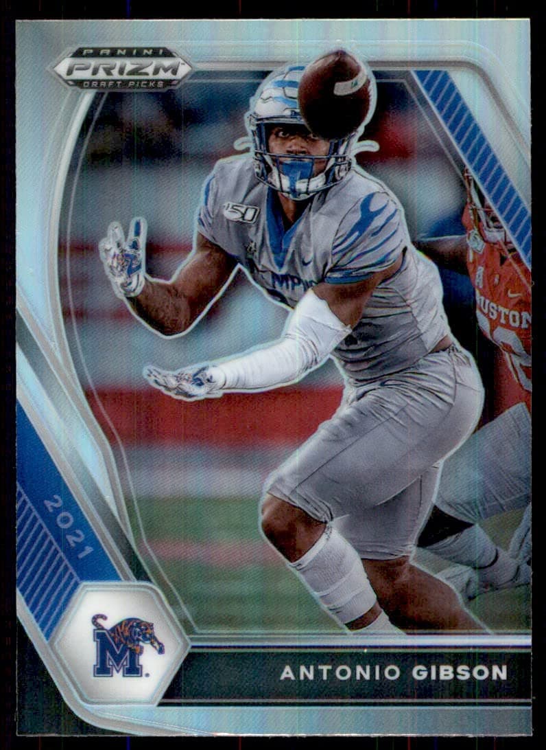 2021 Panini Prizm Draft Picks Prizms Silver #79 ANTONIO GIBSON Memphis Tigers Football