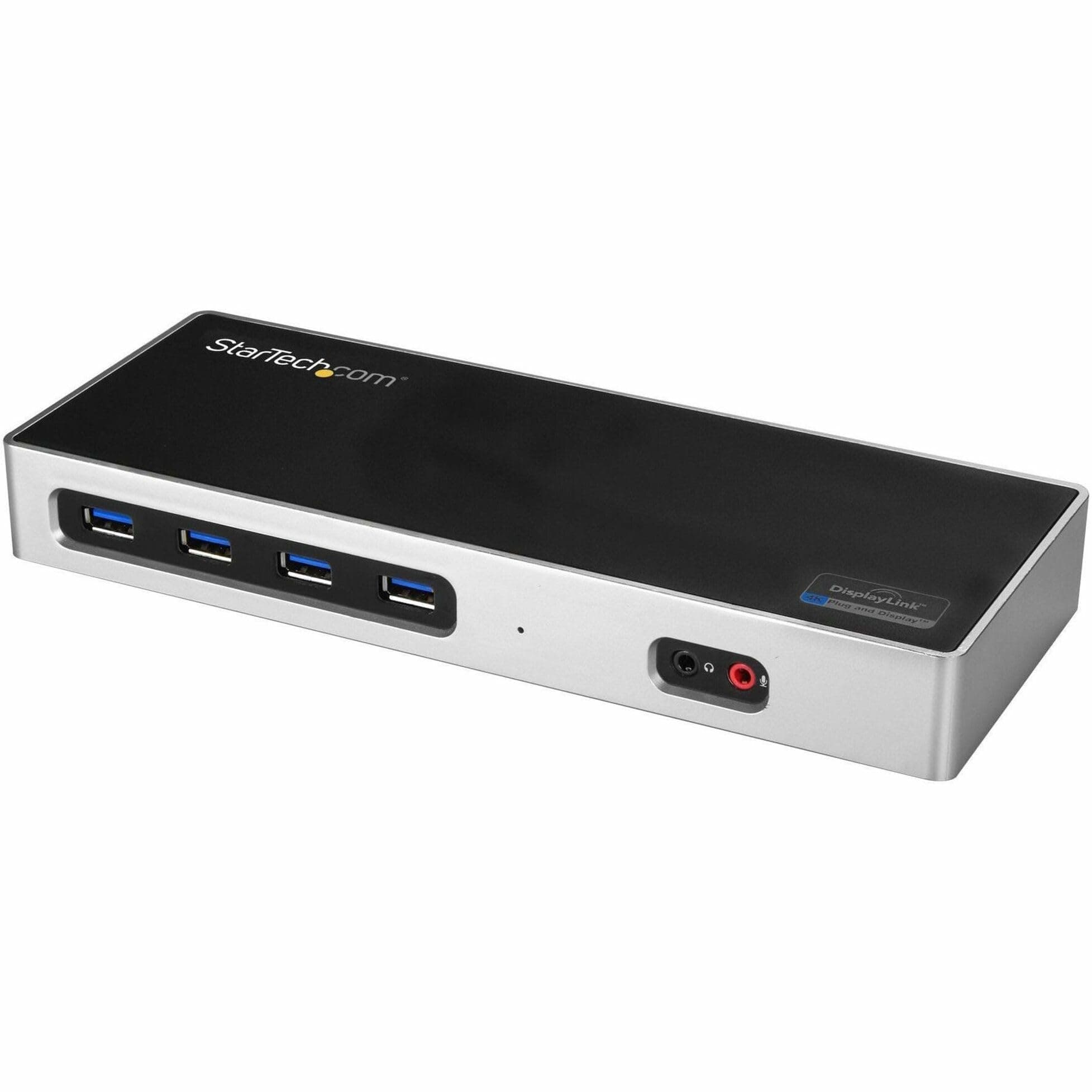 USB-C & USB-A Dock - Dual Monitor 4K 60Hz Dock DisplayPort + HDMI - Hybrid USB 3.0 Docking Station for USB-C/USB-A Laptops - 6x USB Type-A, GbE - USB 3.1 Gen 1 - Mac/Windows (DK30A2DH)
