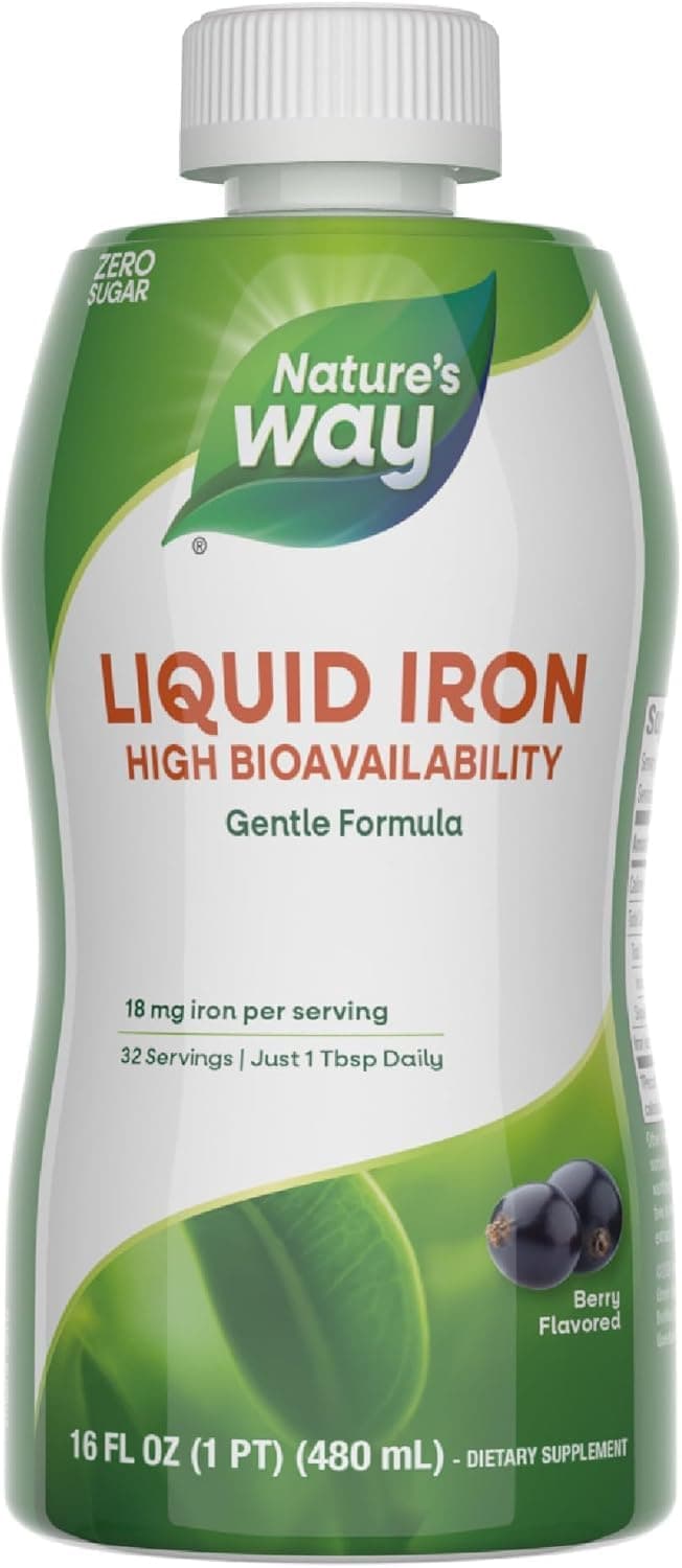 WELLESSE Liquid Mineral Supplement, Iron, 16 Ounce