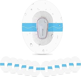 HONYOU G6 Adhesive Patches-50Pack Waterproof Adhesive Patches for G6 Premium Transparent Overpatch 10 Days Long Stay Covers Easy to Use by One Hand