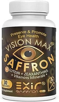 EXIR Eye Vitamins Dietary Supplement – Nutritional Support for Eye Health & Everyday Visual Wellness, 30 Capsules