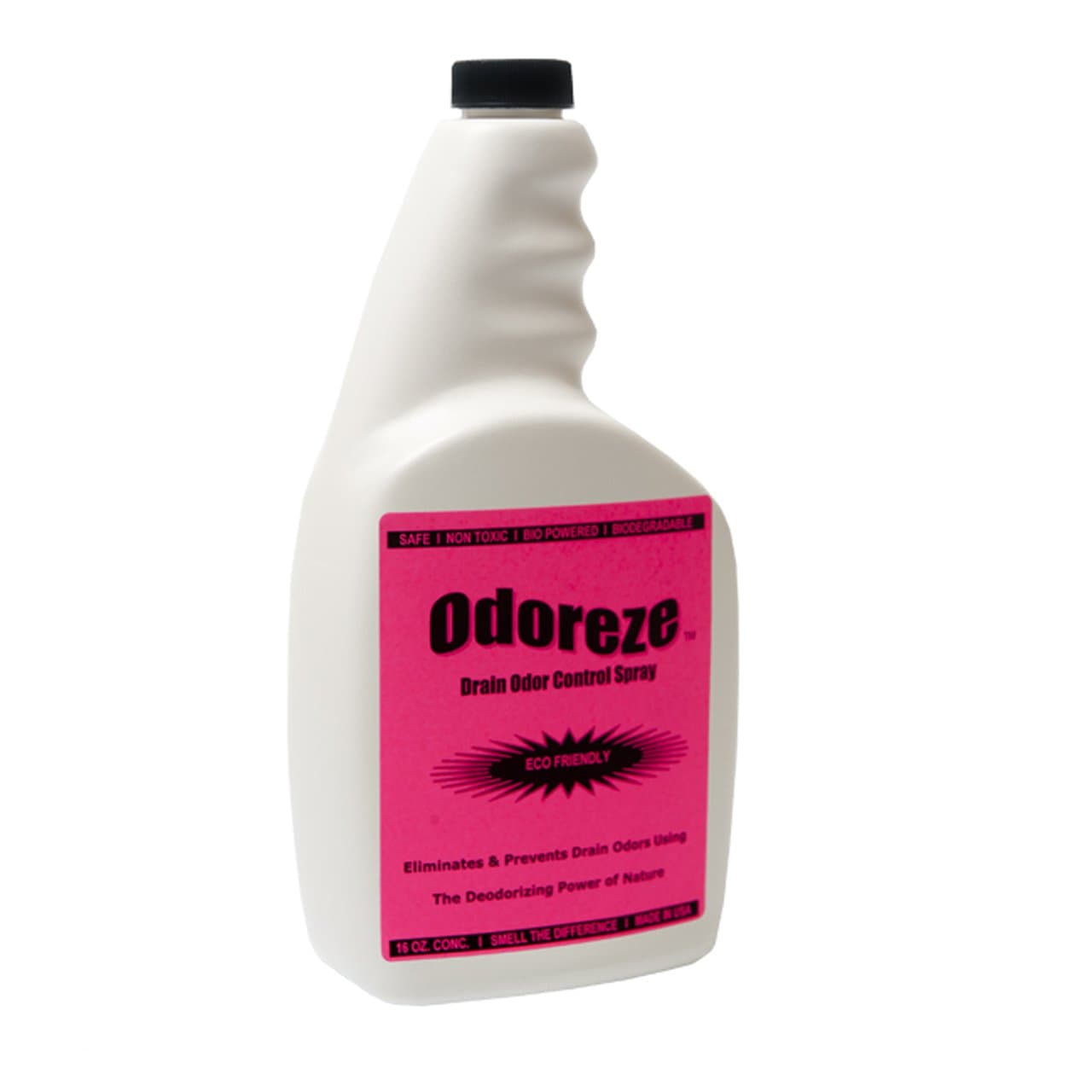 ODOREZENatural Probiotic Drain Smell Deodorizer: 32 oz. Concentrate Makes 128 Gallons to Clean Drain Odor