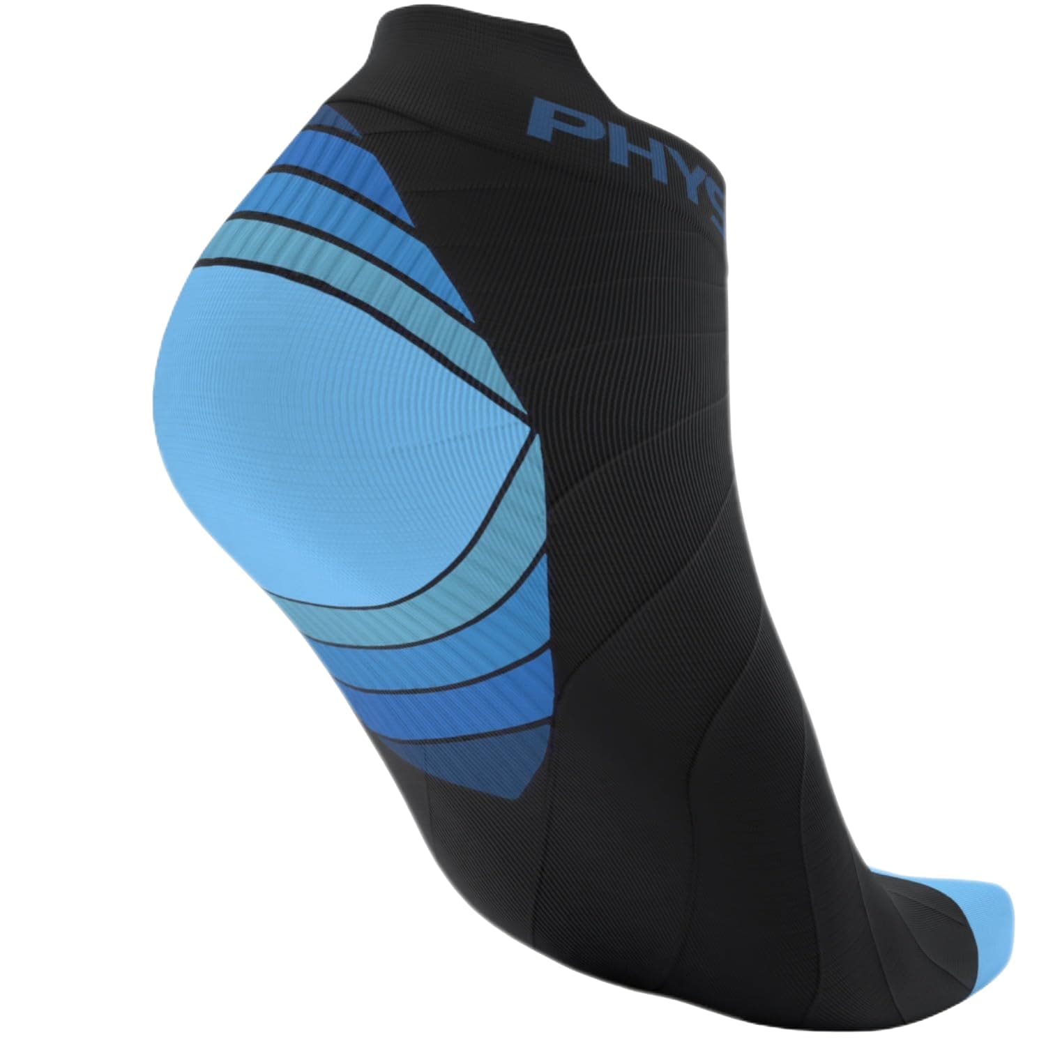 Physix Gear Short Compression Socks for Men & Women - Best Low Compression Socks Women & Men Ankle Socks with Arch Support