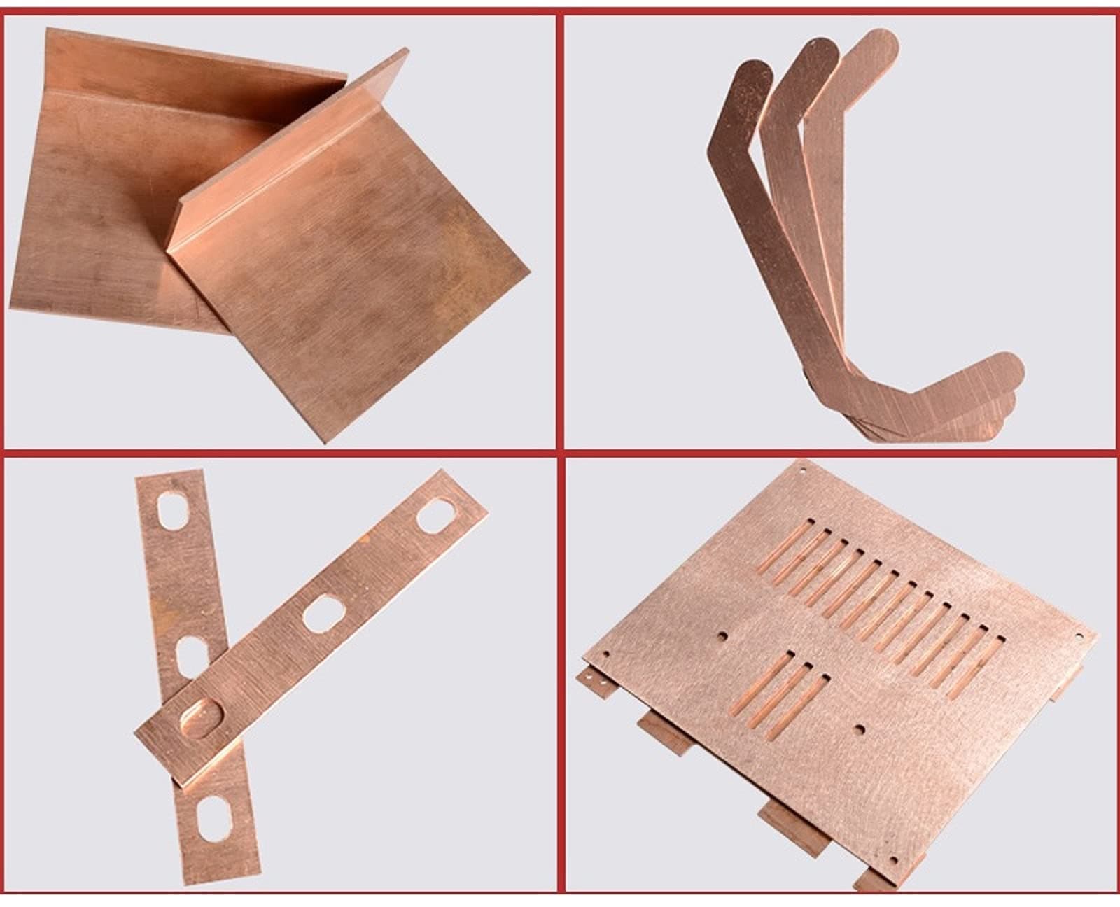 Bopaodao C110 Copper Sheet 99.9% Pure Copper Conductive, Thermal, and Corrosion Resistant Sheet Metal Plate, for Electrical and Thermal Conductivity Equipment, T 2mm x W 200mm x L 200mm, 1Pcs