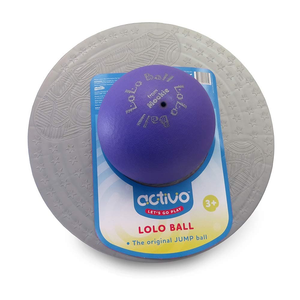 Mookie Lolo Ball Balance Board, Purple, Plastic, Kid, 1.87 pounds