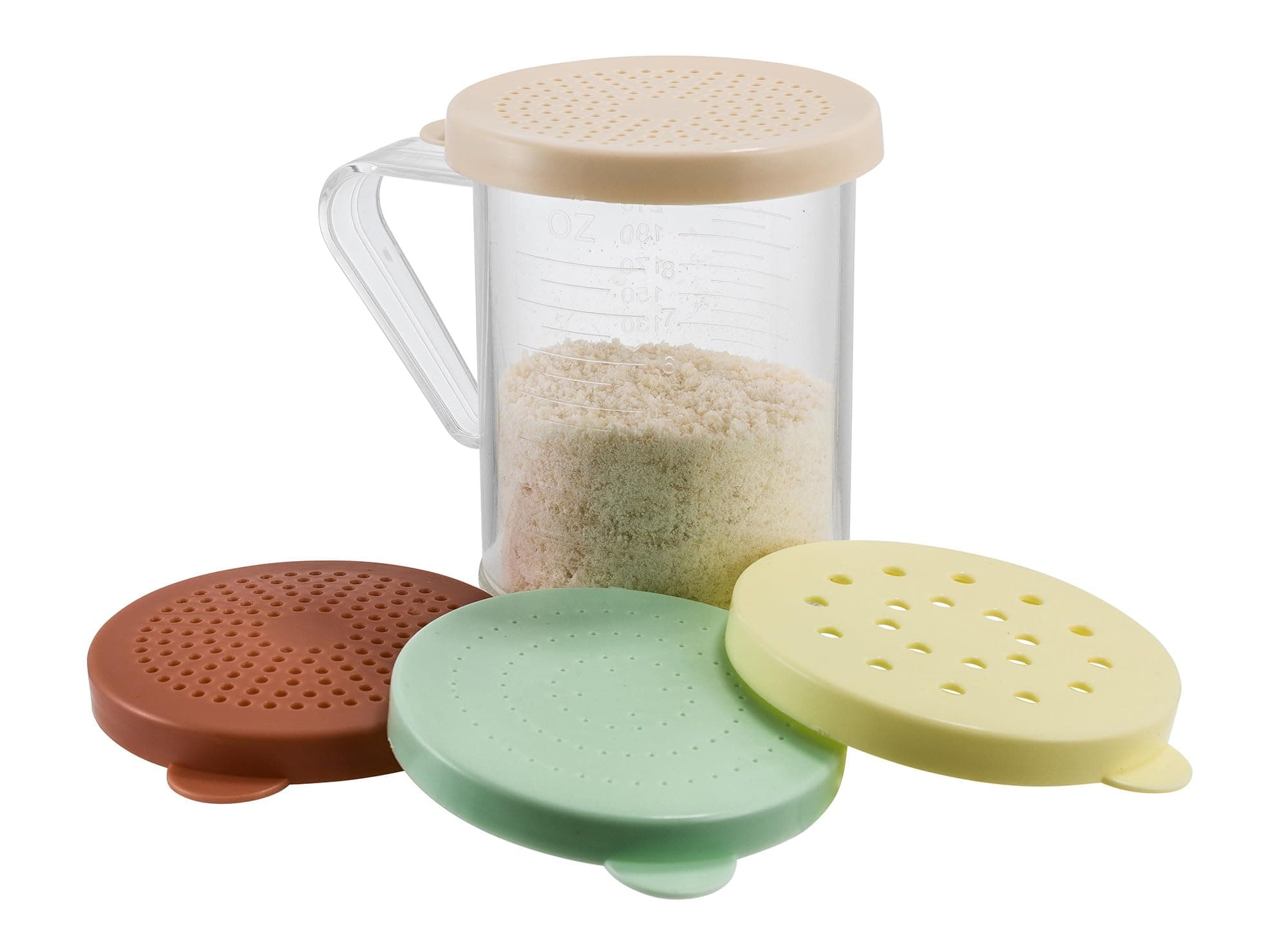 WINCO PDG-10AC Dredge with snap on Lids, Clear