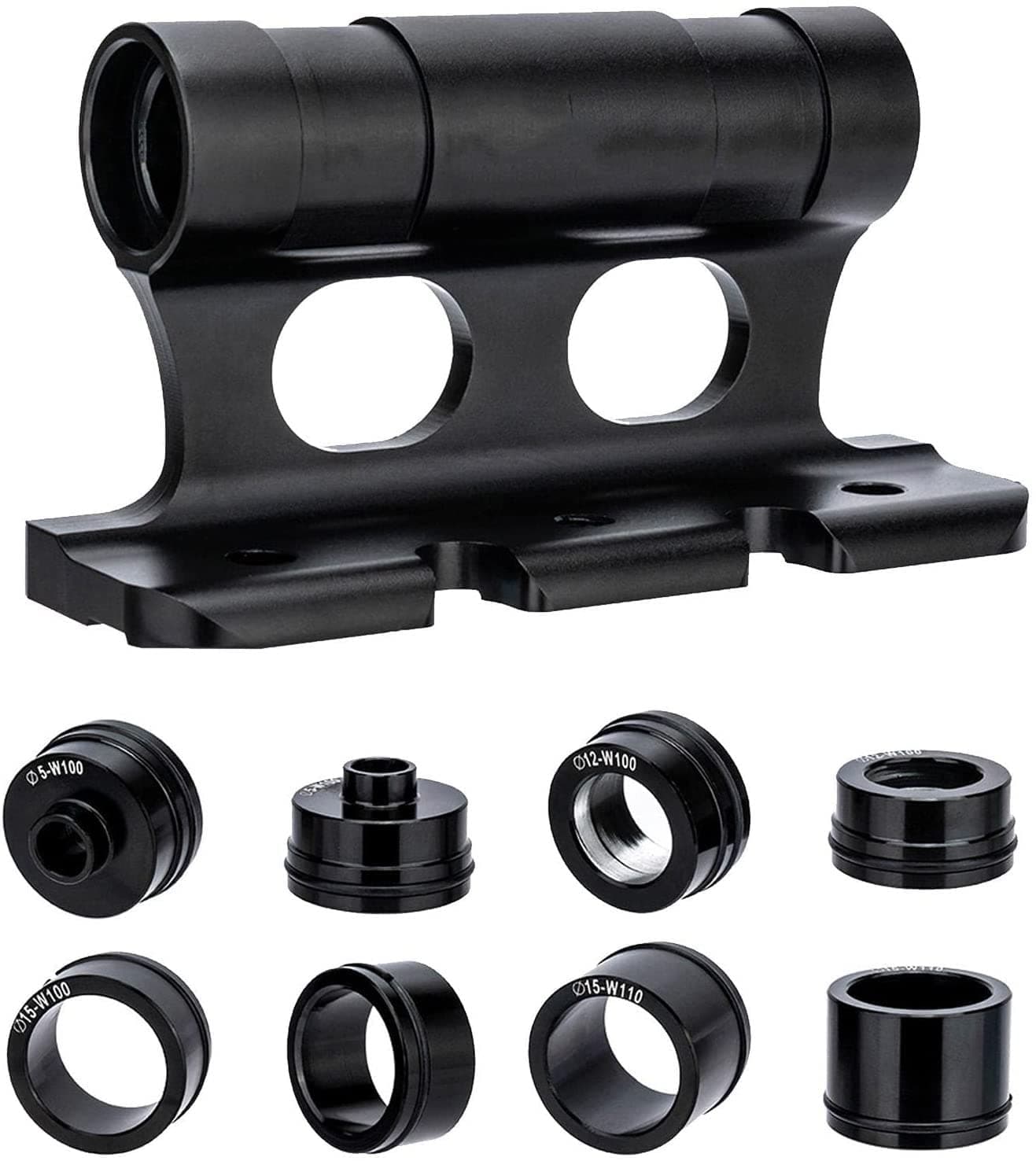 Aluminum Alloy Bicycle Front Fork, Versatile Bike Fork Mount Block, Quick Release Fork for Truck/Trailer/Bikes Racks Securely Holds Flat Surface for Safe Transportation- Heat-Treated Aluminum