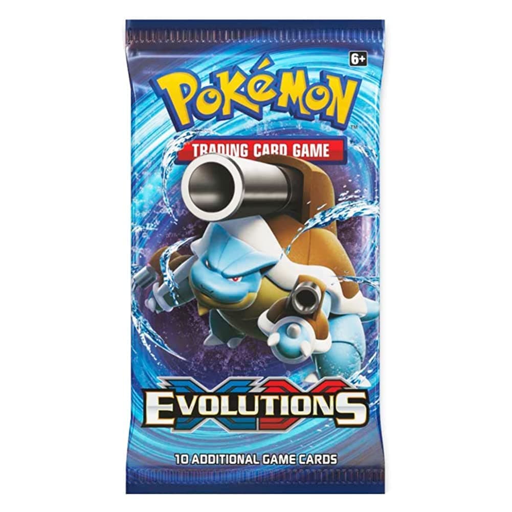 Pokemon XY12 "Evolutions" Booster Pack: 10 Additional Cards for Pokemon Trading Card Game (Random, English Language)