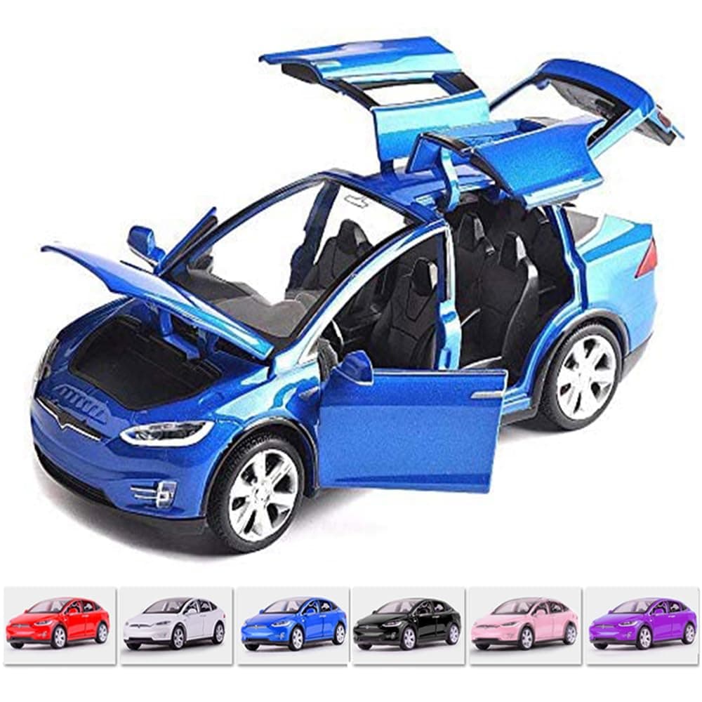 1:32 Scale Car Model X90 Alloy 1/32 Diecast Model Car w/Sound & Light Pull Back Model Mini Vehicles Toys for Kids Gift Lovers Collection