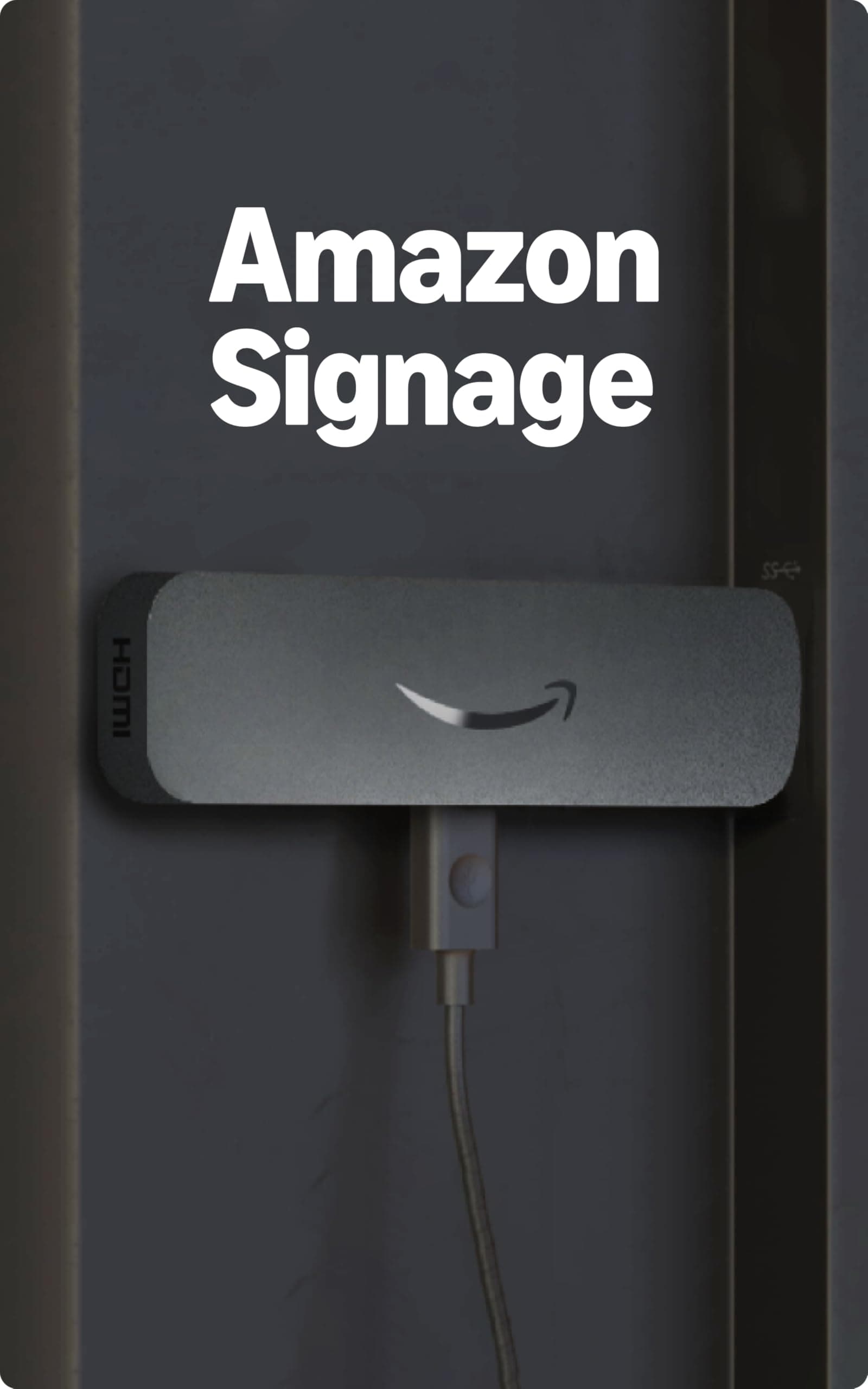 Amazon Signage Stick – Professional Digital Signage 4K Media Player – Designed for Businesses of All Sizes, Easy Setup with free Mobile App, and CMS Compatibility