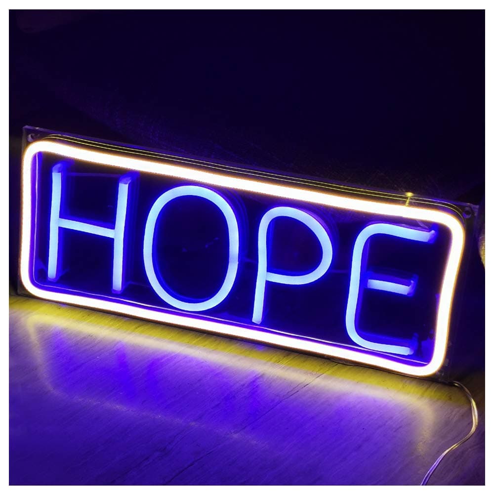 Neon Sign Lights Art Wall Decorative Lights (Hope)