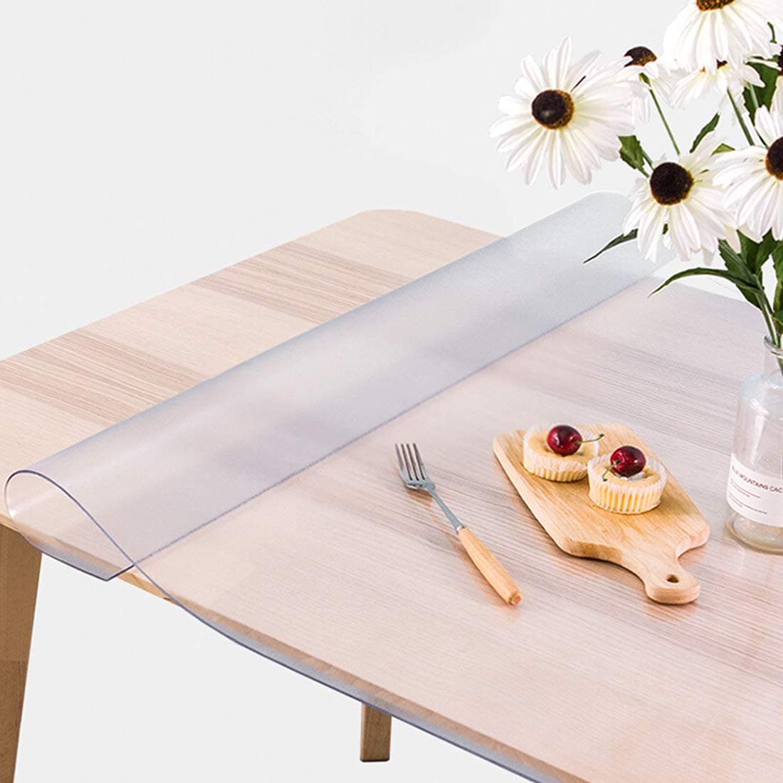 Royhom Upgraded Version 1.5mm Thick 20 x 36 Inches Frosted Desk Protector, Rectangular Water Resistant Table Cover Desk Pad, Non-Slip Desk Mat for Home & Office Desk