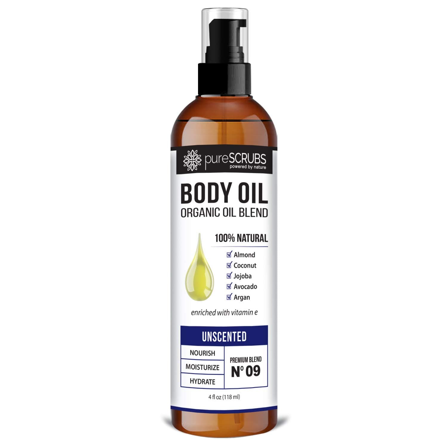 pureSCRUBS Unscented Body Oil