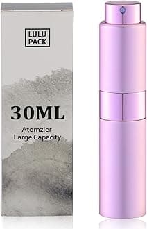 Perfume Atomizer Refillable Travel Bottle: Cologne Portable Sprayer for Men - Mini Spray Empty for Refill - 1oz Large Size Pink