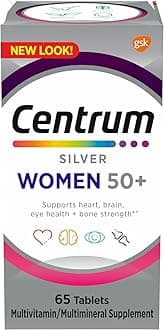 Silver Women 50+ Multivitamin Tablet, 65 Count