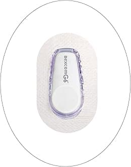 G6 Adhesive Patches-25Pack Waterproof & Breathable Overpatch,Premium Transparent Tape 10 Days Long Stay Covers Easy to Use by One Hand