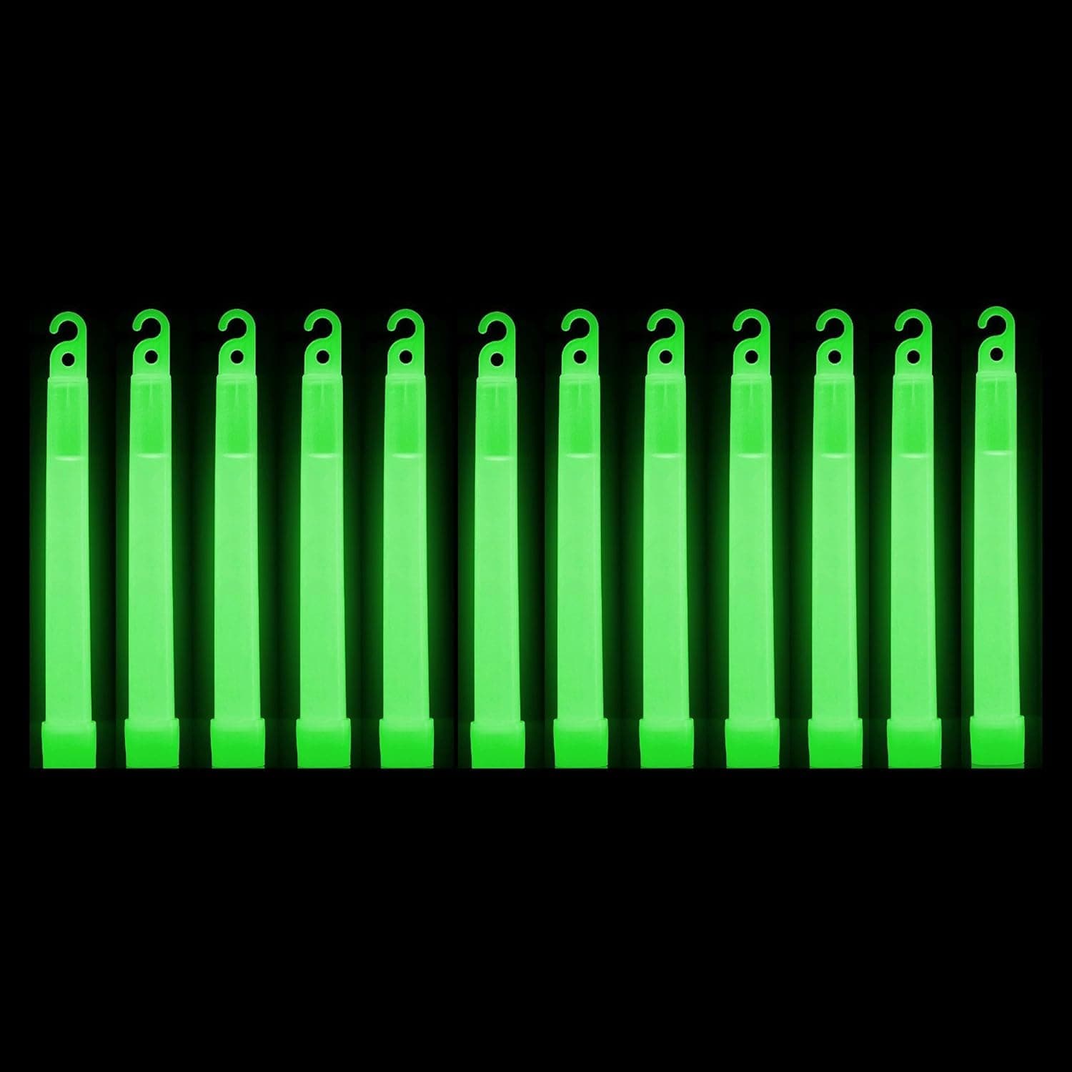 Emergency Glow Sticks with 12 Hours Duration, Individually Wrapped Industrial Grade Glowsticks for Survival Gear, Camping Lights, Power Outages and Military Use