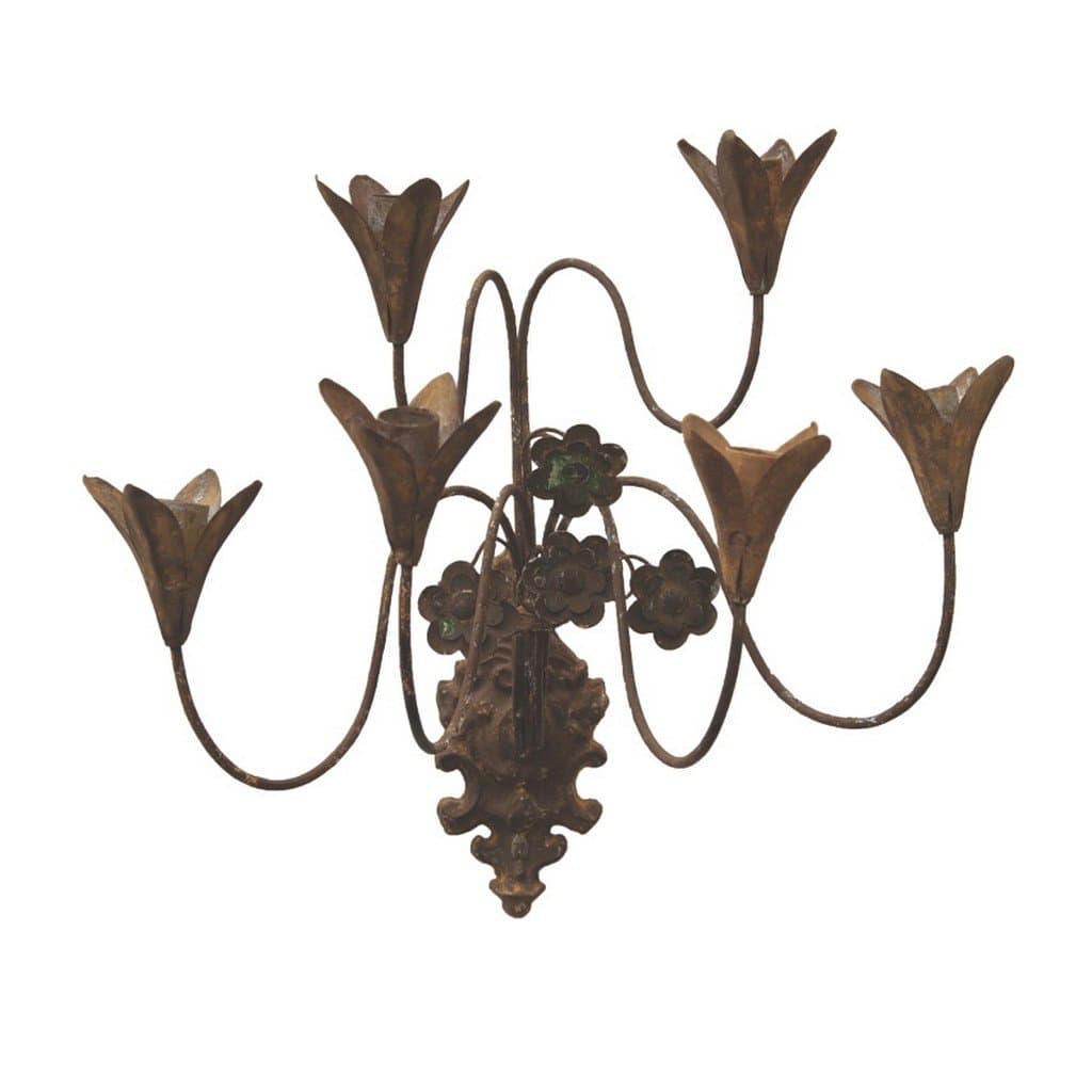 Ian Snow Wall Sconce, Antique Gold