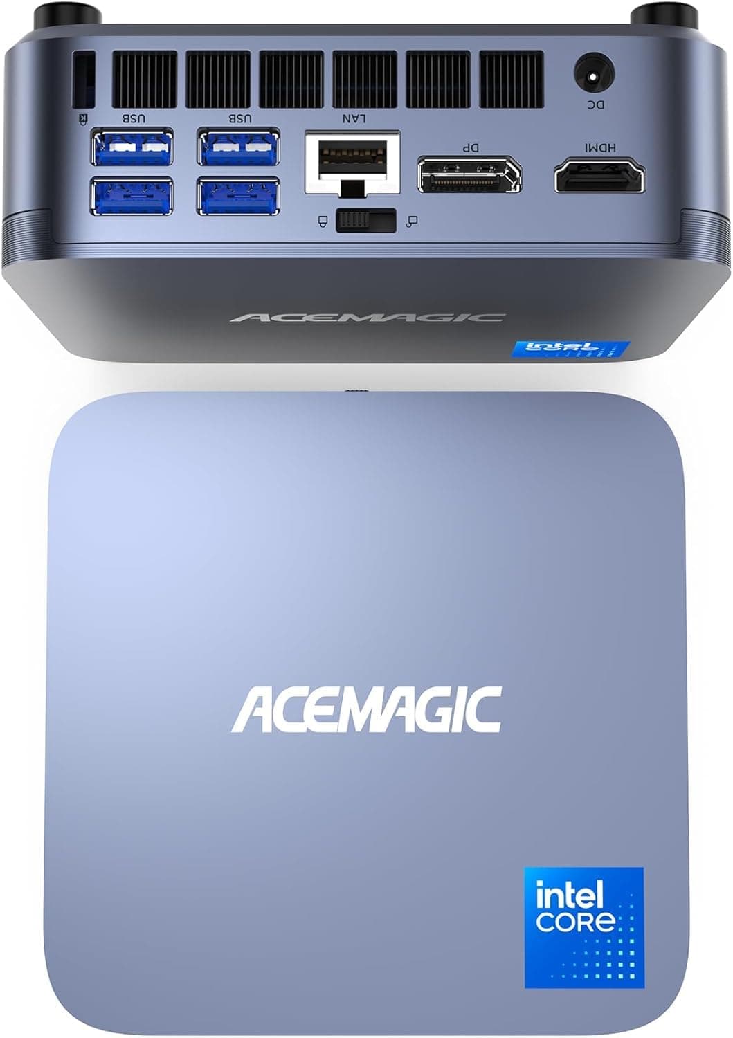 ACEMAGIC M5 Mini Gaming PC, Intel Core 14500HX Mini Computers (14C(6P+8E)/20T, 4.9GHz), 16GB RAM 512GB PCle4.0 SSD Micro Desktop PC, Triple 4K Display, USB Type-C, WiFi6, BT5.2, Business Office Home