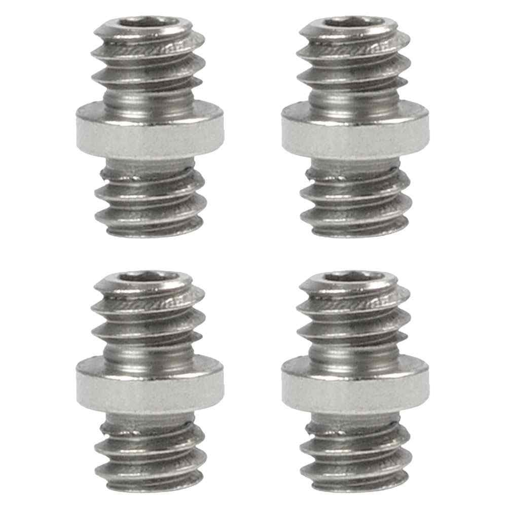 'Gran Voo Pack of 4 SR – 63 1/4 Inch To 1/4 Inch Male Thread Adaptor with Metal Clamp Camera Cage Extension Rod