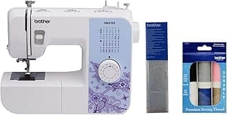 Brother XM2701 27-Stitch Sewing Machine and SASEW6 6-Piece Premium Sewing Thread Pack, SA520 Water Soluble Stabilizer