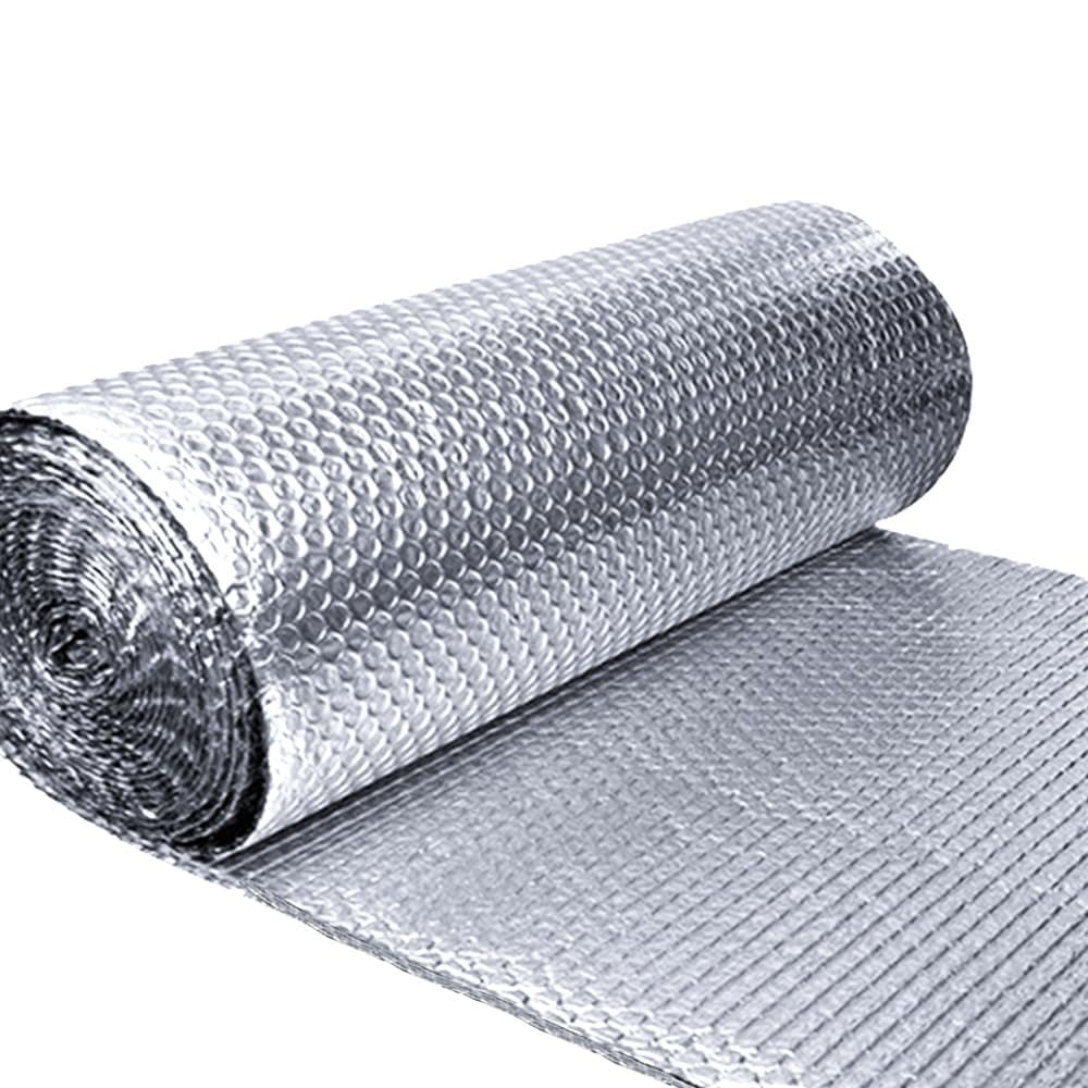 Double Reflective Insulation Foam, 48"X 10 Ft Window Radiant Barrier, Aluminum Foil Bubble Roll For Keep Heat, Thermal Shield - Engineered