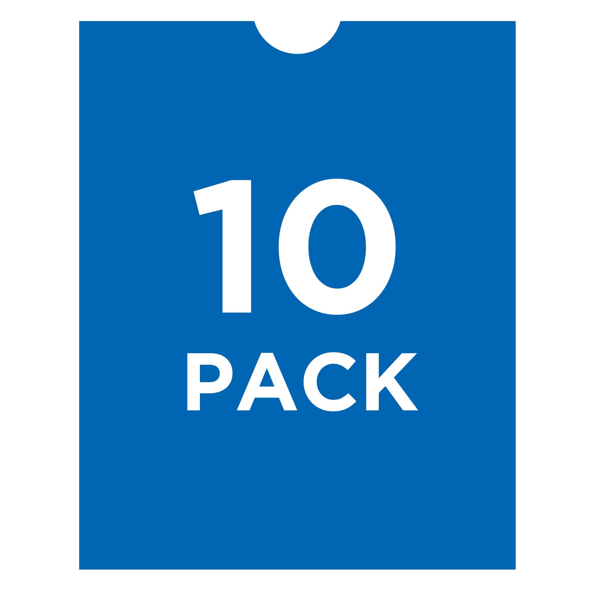 Avery 74804 Top-Load Clear Vinyl Envelopes w/Thumb Notch, 9” x 12”, Clear (Pack of 10)