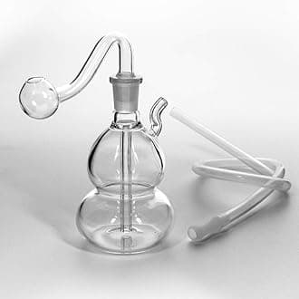 Glass Oil Burner Water Bong Pipes Thick Clear Pipe Small Bubbler Mini Oil Dab Rigs