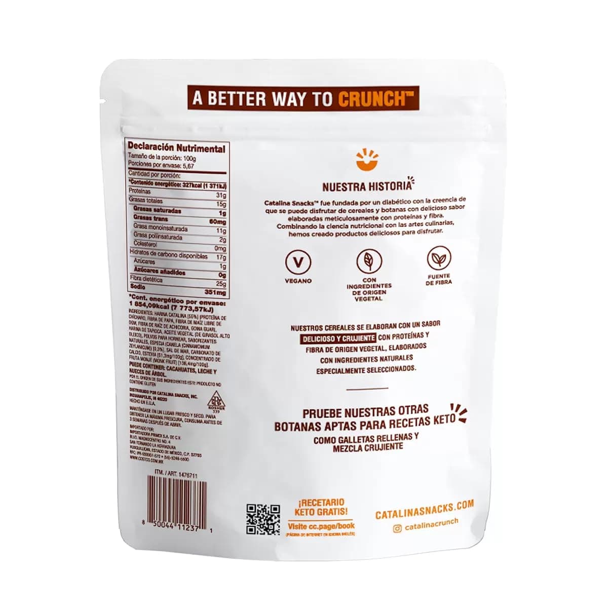 Catalina Crunch SNACKS Keto Friendly Cereal, 20 Oz