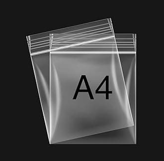 100 Grip Seal Freezer Bags *CHOOSE YOUR SIZE*| Strong Resealable and Reusable Clear Plastic Zip Lock Bags |Used for Food Storage Jewellery Medicine (9 x 12.5 Inch)