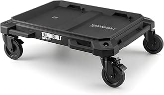 4-Wheel Cart, Tool Box Dolly for StackTech Toolboxes and Organizers - Heavy-Duty Rolling Base with Locking Casters, Tie-Down Points and Automatic Lock System