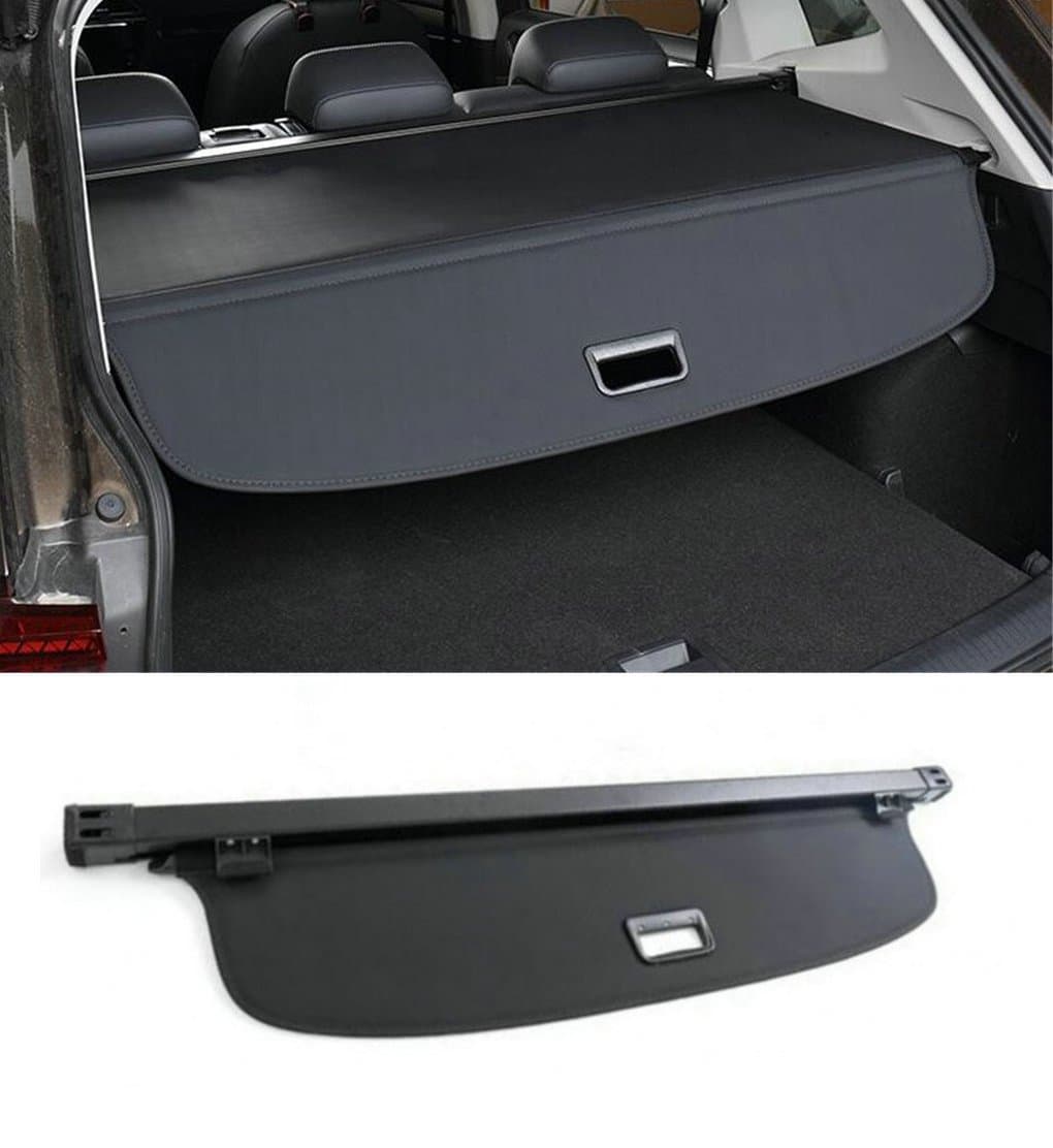 SunnyKun Retractable Rear Cargo Cover Trunk Luggage Security Shade Interior Accessories for Volkswagen VW Tiguan 2018 (VW Tiguan)