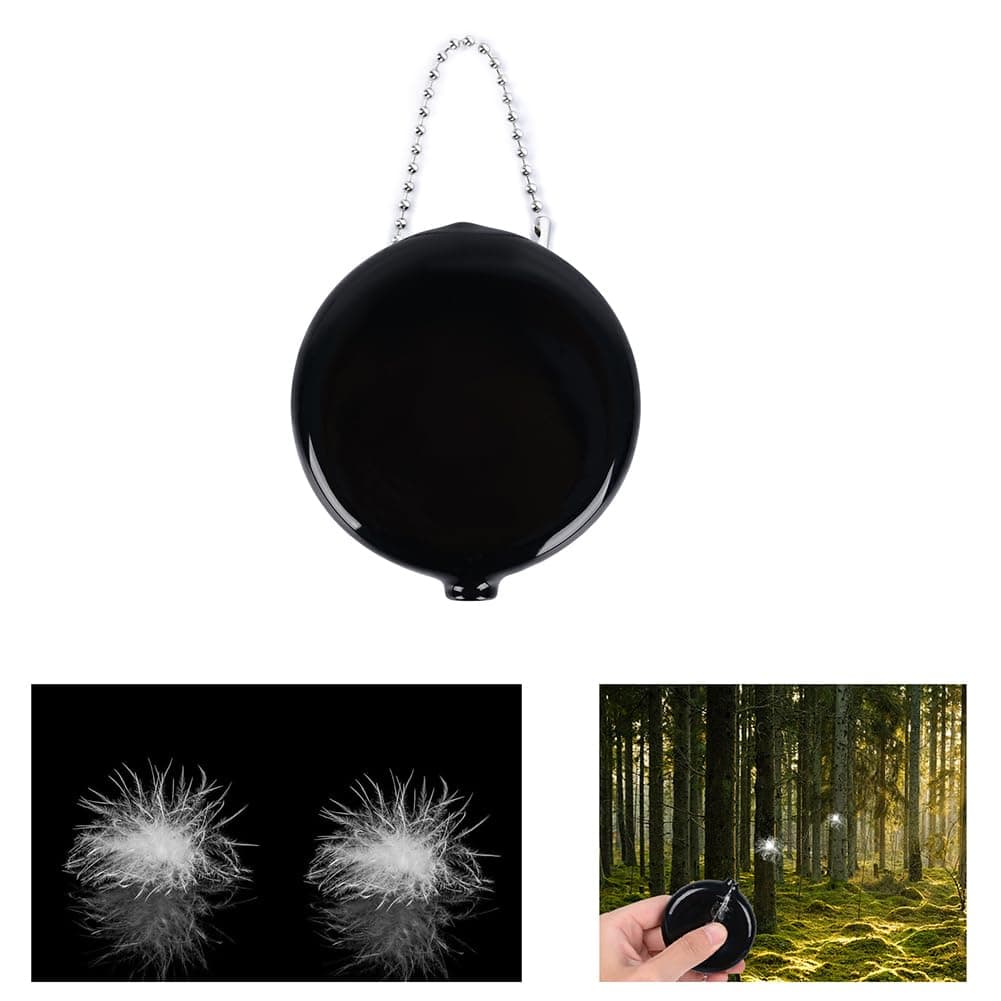 Dinghao Wind Checkers for Hunting - Portable Wind Detector for Hunting, Silicone Container Wind Indicator, 3 Packs of Filling Down Over 240 Times Milk Weed Wind Indicator