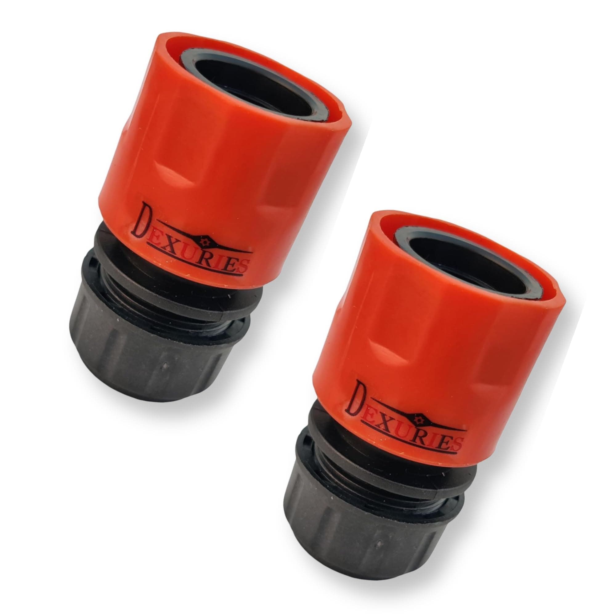 Universal Heavy Duty High-Pressure Washer 3/4" Connector & Quick Connector | Connector Nipple Accessory | Garden Hose Quick Connector (Pack of 2, Multicolour)