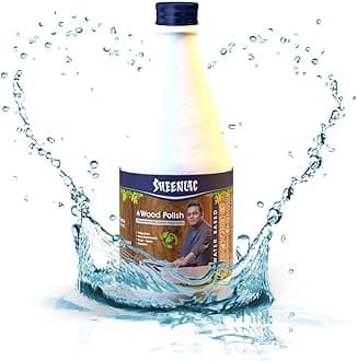 Sheenlac Water Based Interior Wood Polish | Odorless, Non-Flammable | Quick Dry Varnish | 100% Lead-Free | High Water Resistance | Eco-Friendly Polish for All Furniture - Matt Finish 1000ml