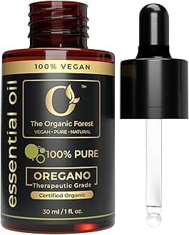 100% Plant Based Organic Oregano Oil for Aromatherapy & Diffusers | Reduce Itchiness & Redness | Oil of Oregano Drops for Skin, Hair, Face & Nails Care | Pure, Unrefined & Gluten-Free